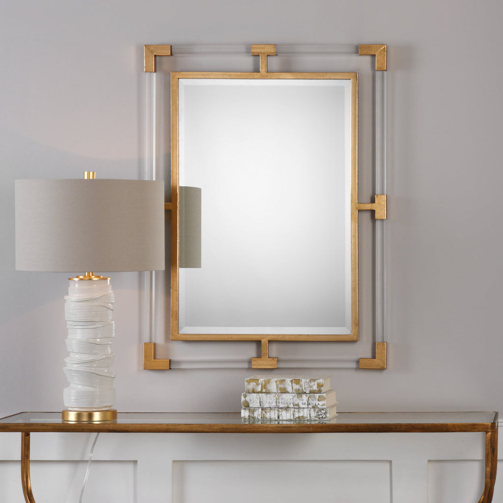 Balkan Modern Gold Wall Mirror