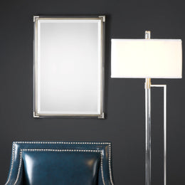 Mackai Metallic Silver Mirror