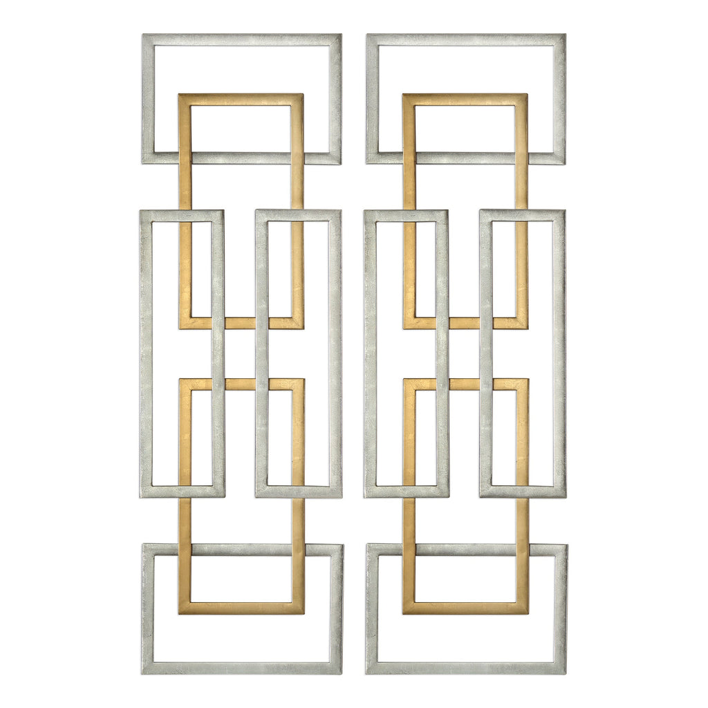 Aerin Geometric Wall Art, Set of 2