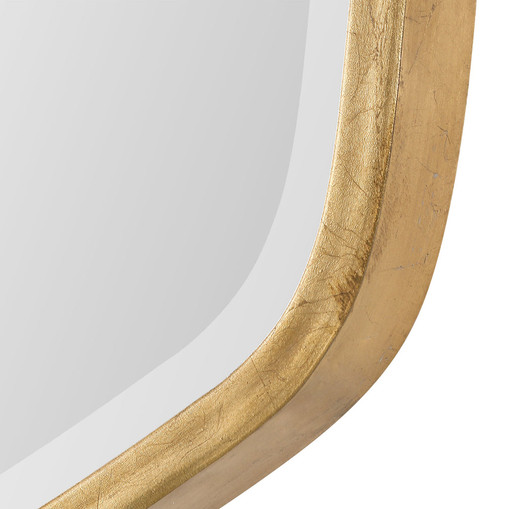 Duronia Antiqued Gold Mirror