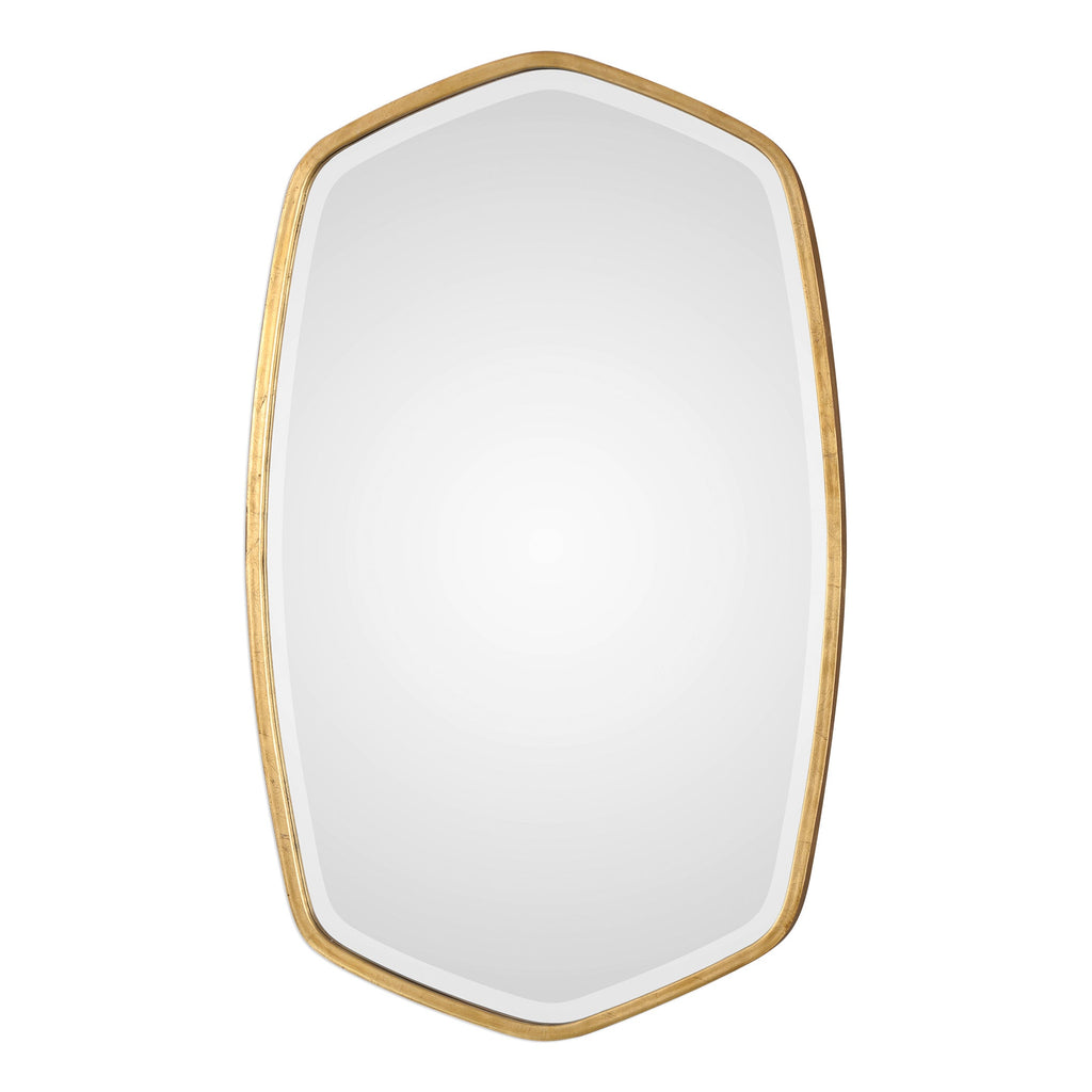 Duronia Antiqued Gold Mirror