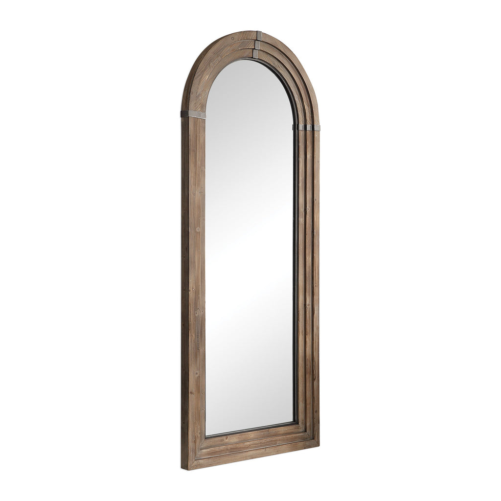 Vasari Wooden Arch Mirror