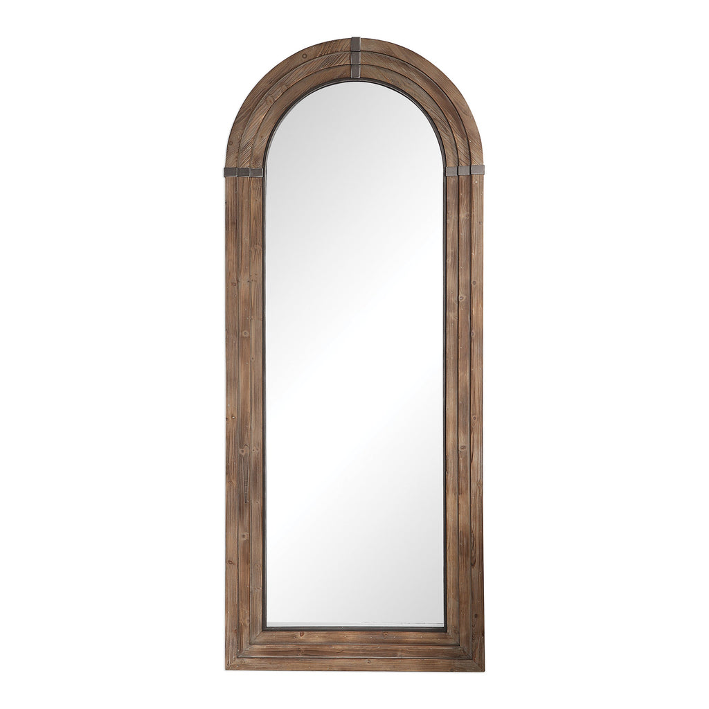 Vasari Wooden Arch Mirror