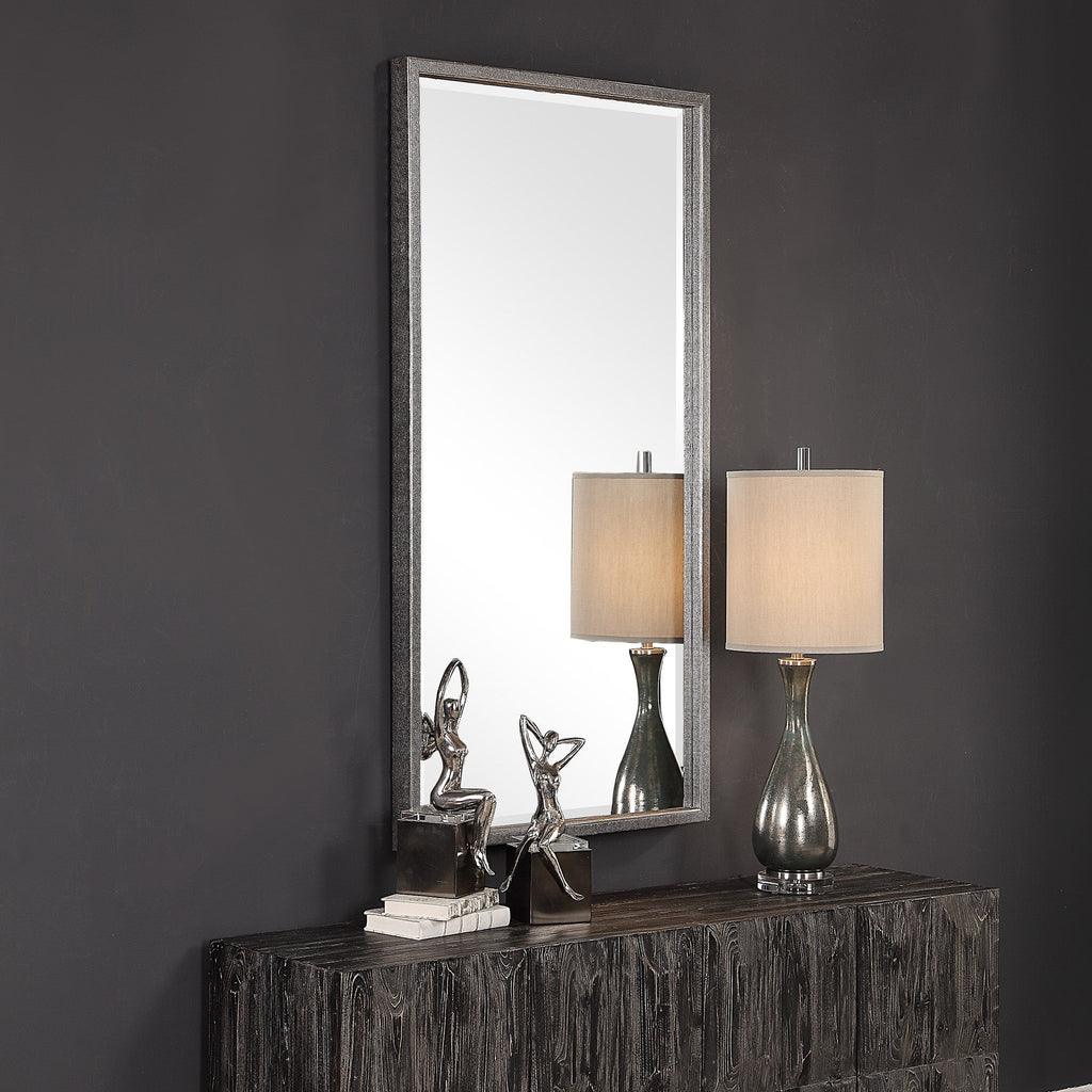 Gabelle Metallic Silver Mirror