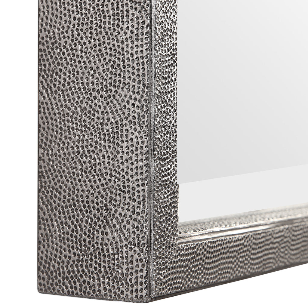 Gabelle Metallic Silver Mirror