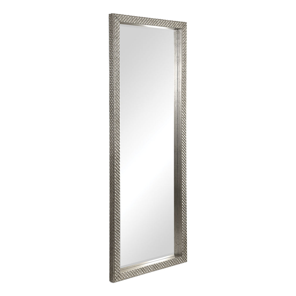 Cacelia Metallic Silver Mirror