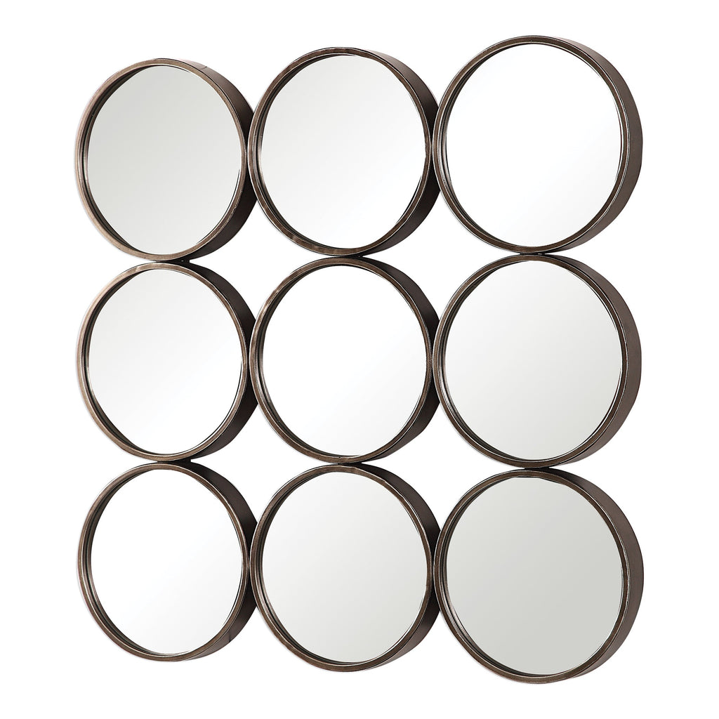 Devet Welded Iron Rings Mirror