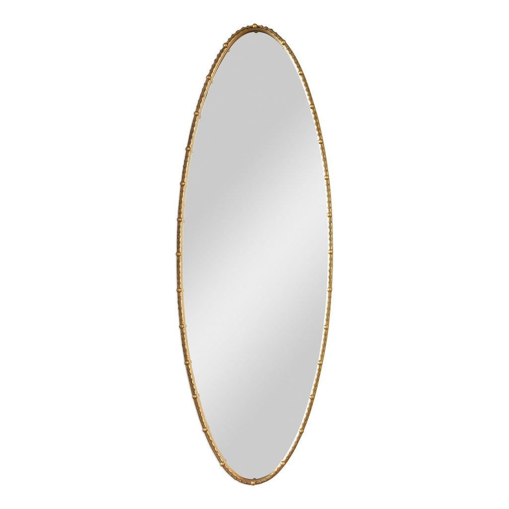 Hadea Gold Oval Mirror