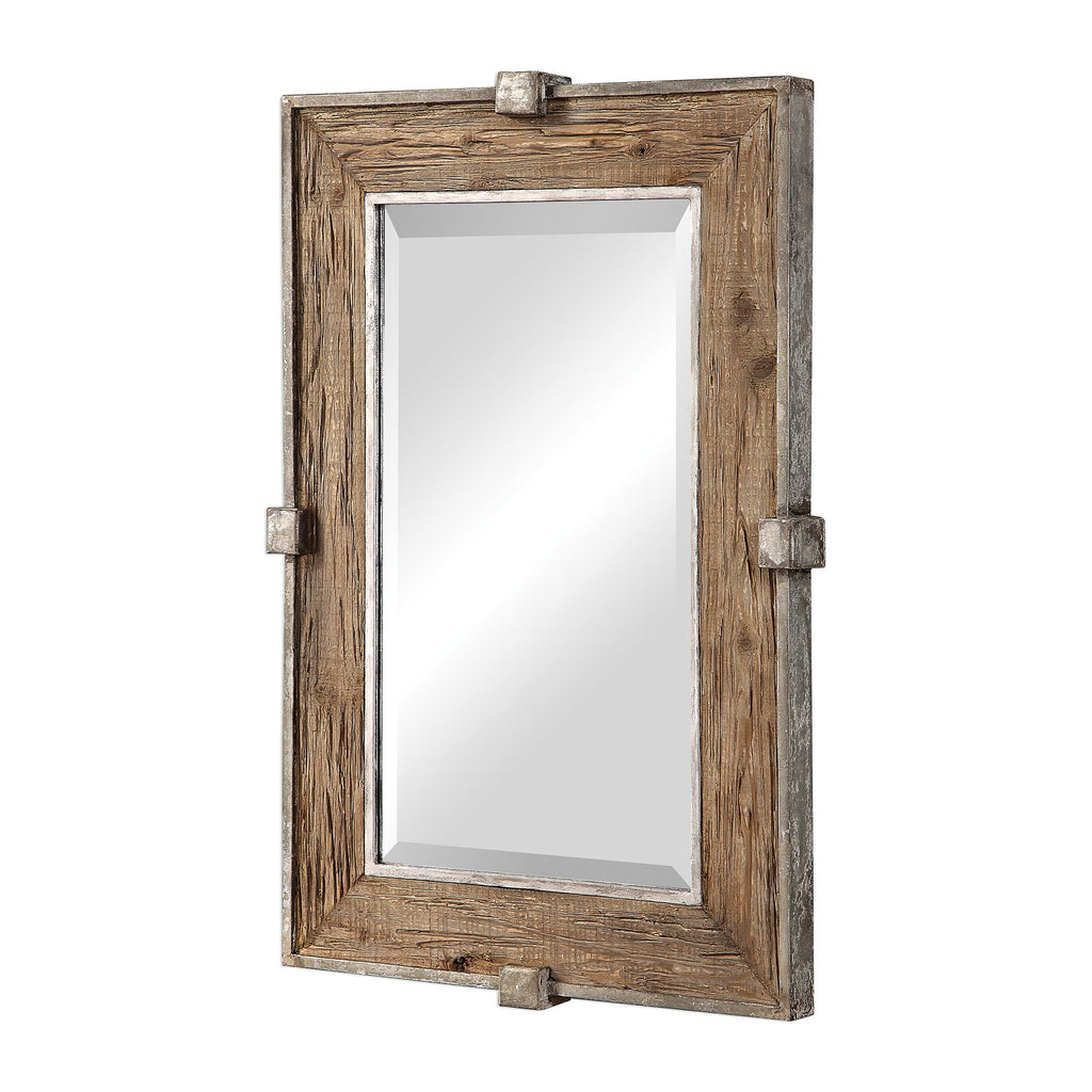 Siringo Weathered Wood Mirror