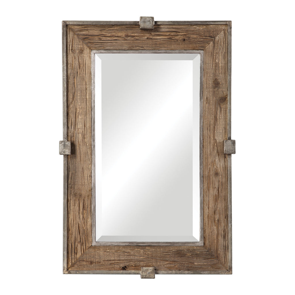 Siringo Weathered Wood Mirror