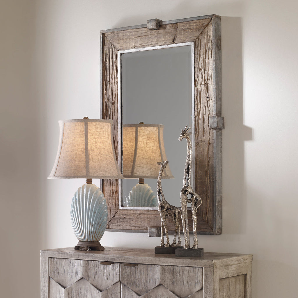 Siringo Weathered Wood Mirror