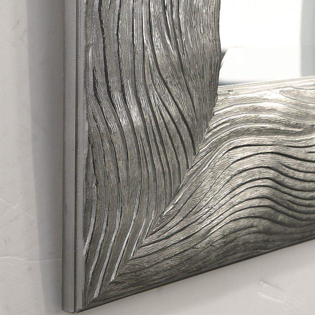 Maeona Metallic Silver Mirror