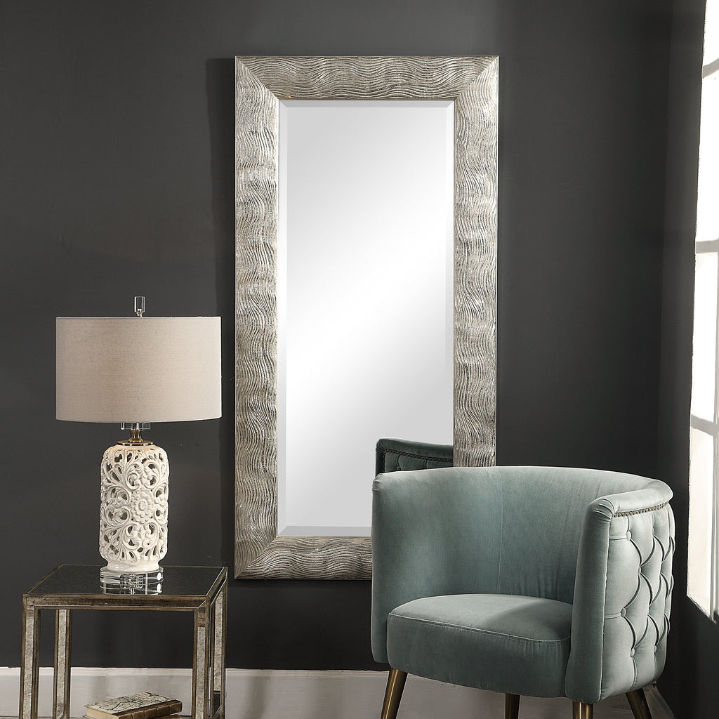 Maeona Metallic Silver Mirror