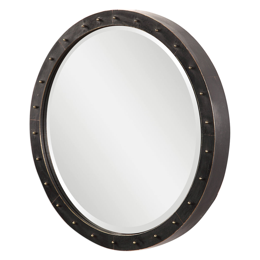 Beldon Round Industrial Mirror