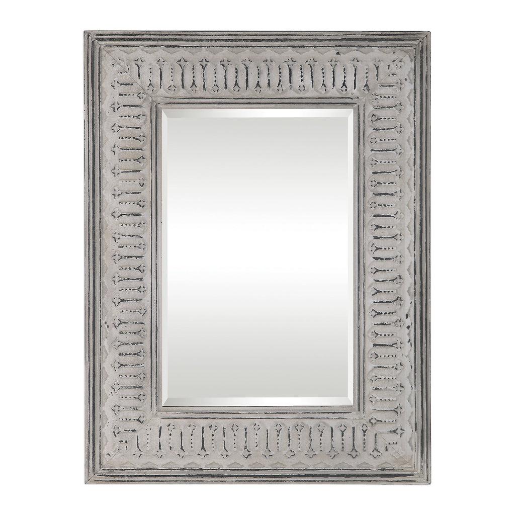 Argenton Aged Gray Rectangle Mirror