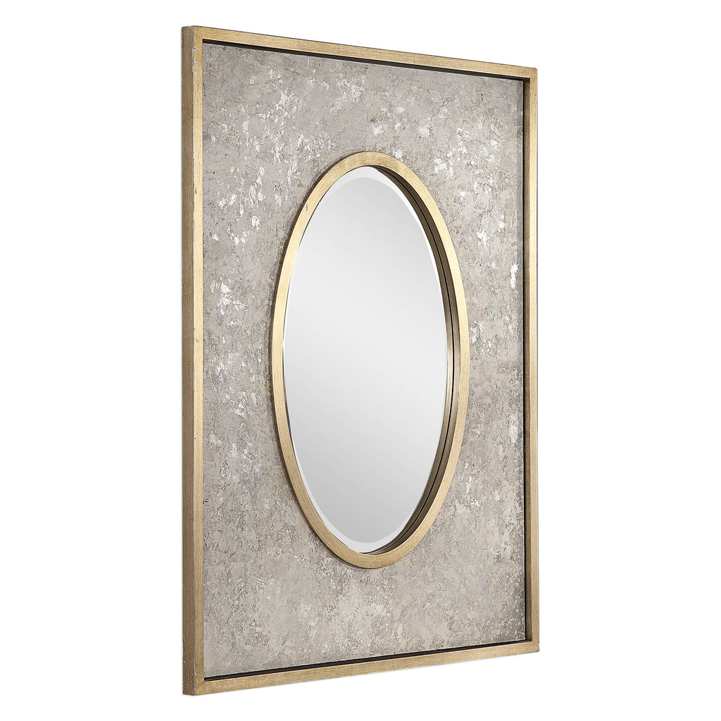 Gabbriel Aged Oval Mirror