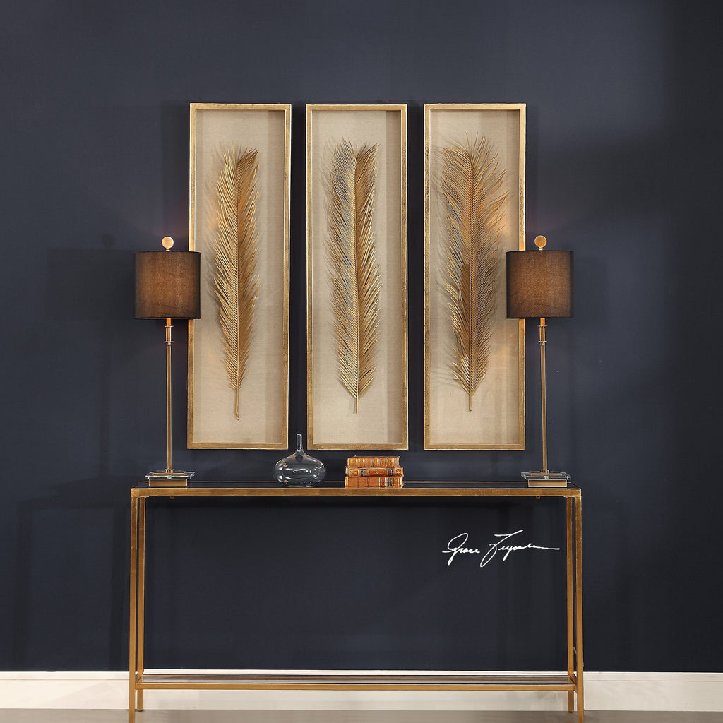 Palma Gold Leaf Shadow Box Set/3