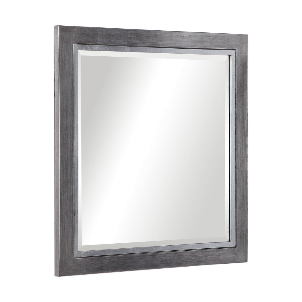 Moore Silver Square Mirror