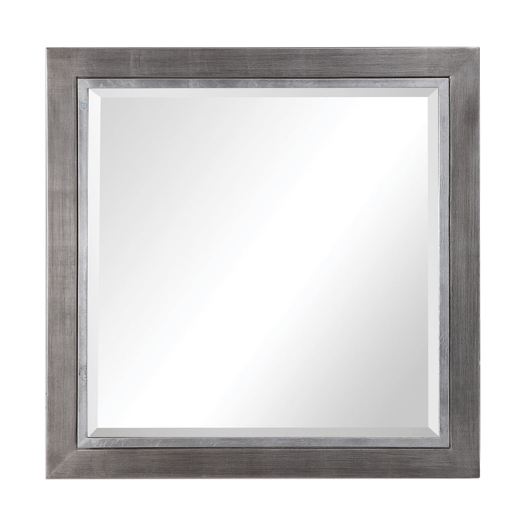 Moore Silver Square Mirror