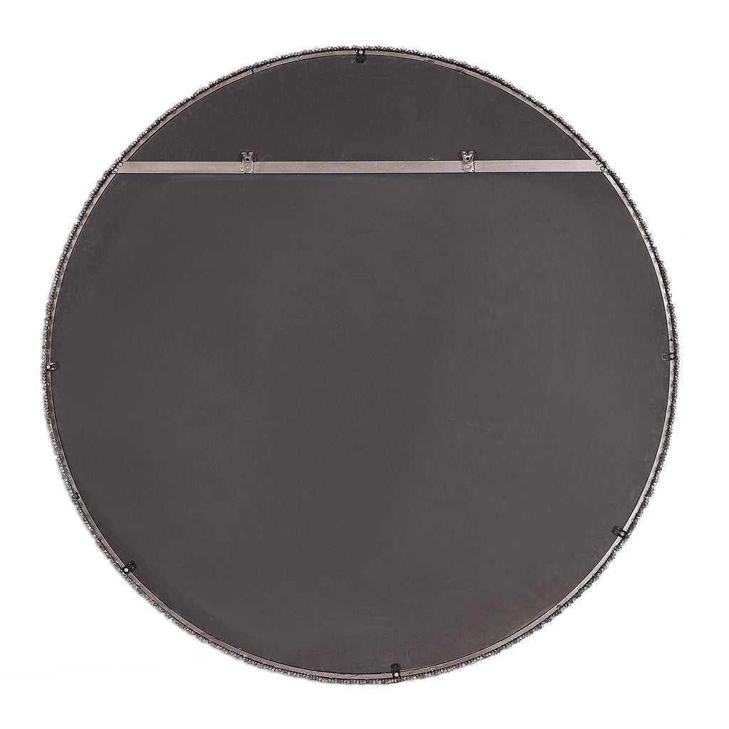 Ada Round Steel Mirror