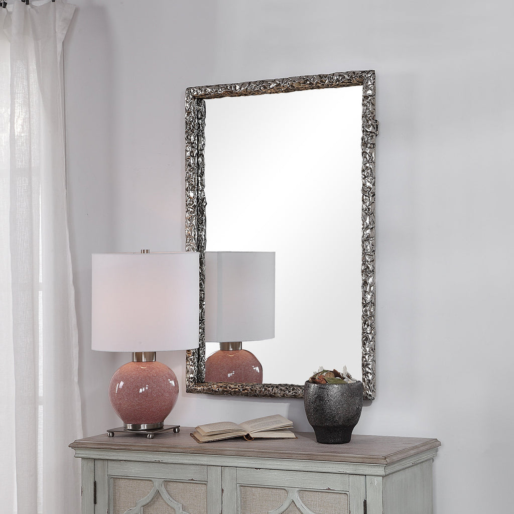 Greer Silver Vanity Mirror