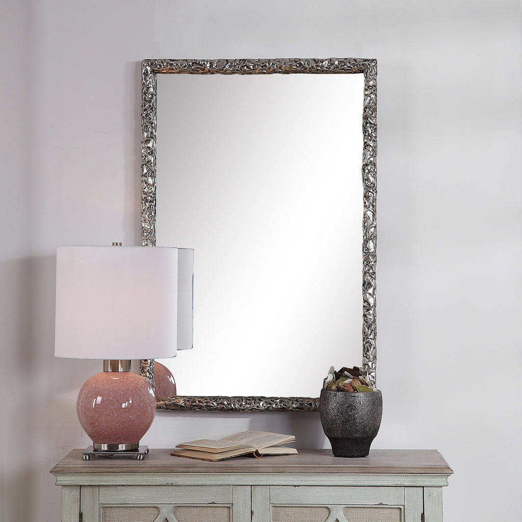 Greer Silver Vanity Mirror