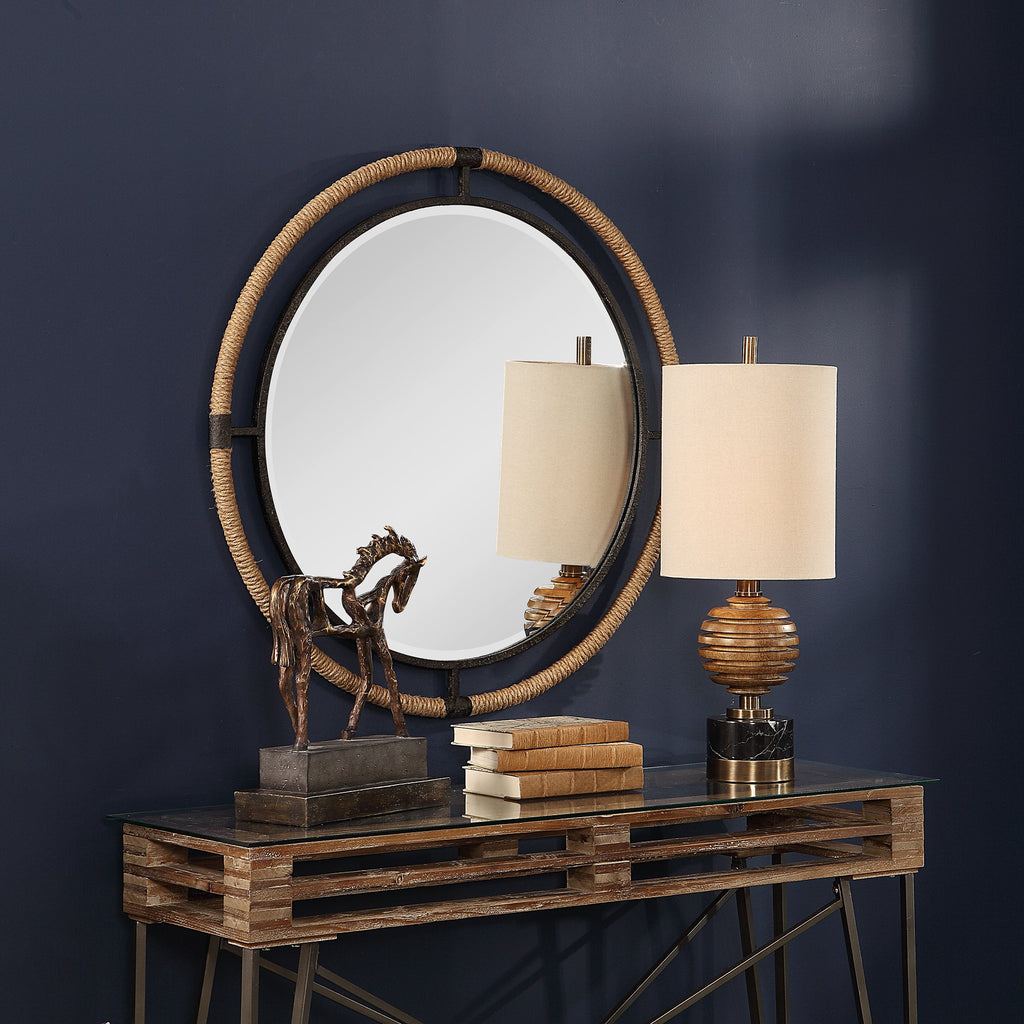 Melville Coastal Round Mirror