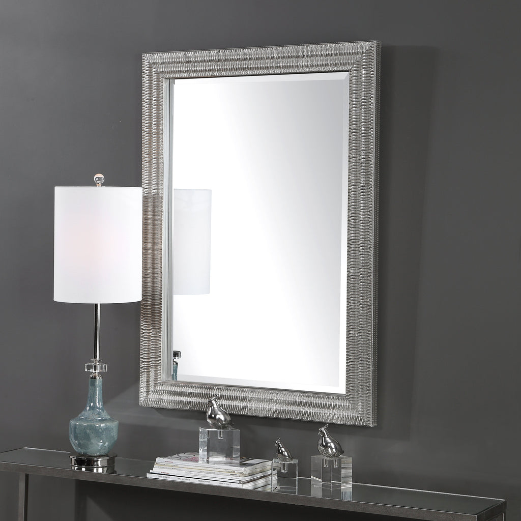 Alwin Silver Mirror