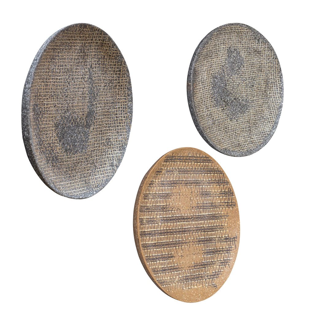 Gaia Stone Plate Wall Decor Set of 3