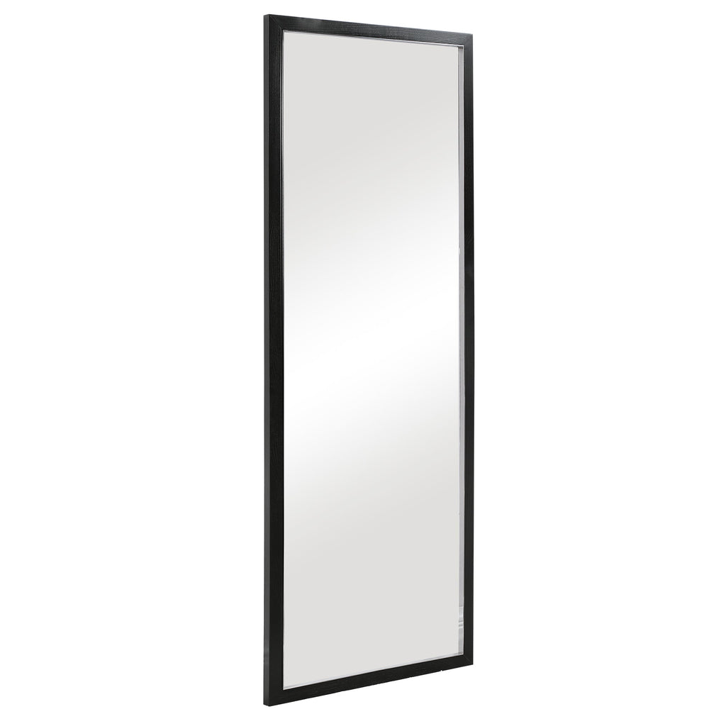 Avri Oversized Dark Wood Mirror