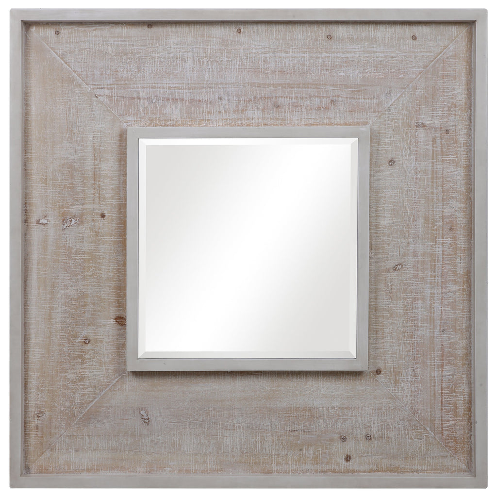 Alee Driftwood Square Mirror