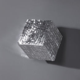 Jessamine Silver Wall Cube