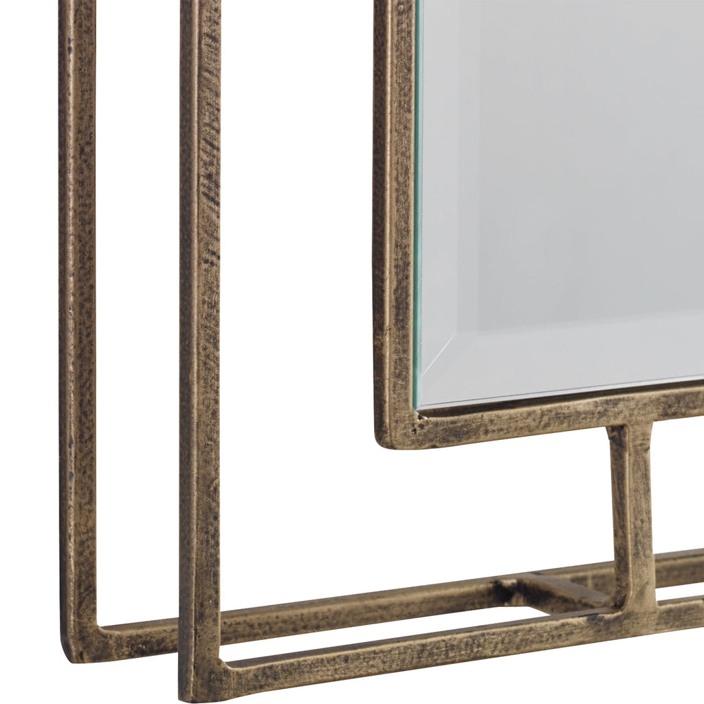 Rutledge Gold Mirrors, Set of 2