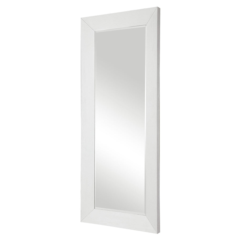 Tybee White Oak Leaner Mirror