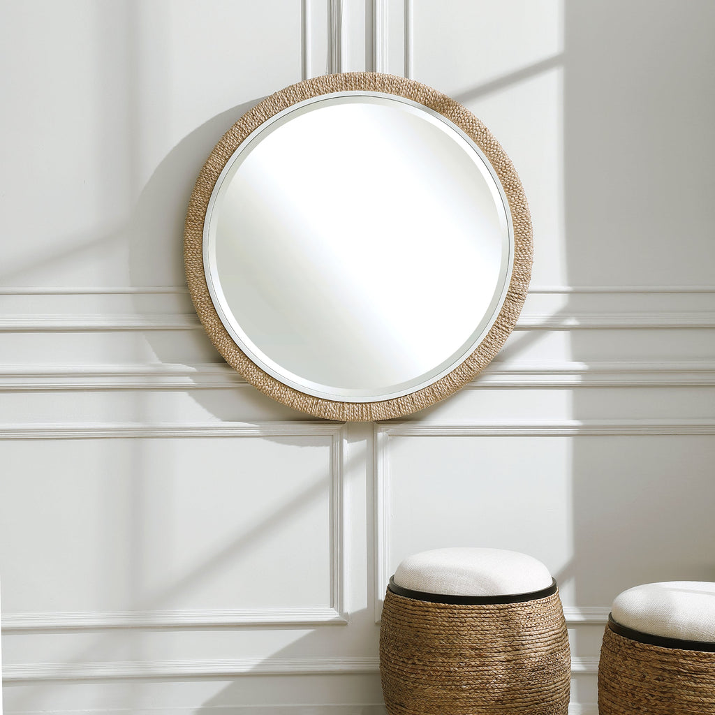 Carbet Round Rope Mirror