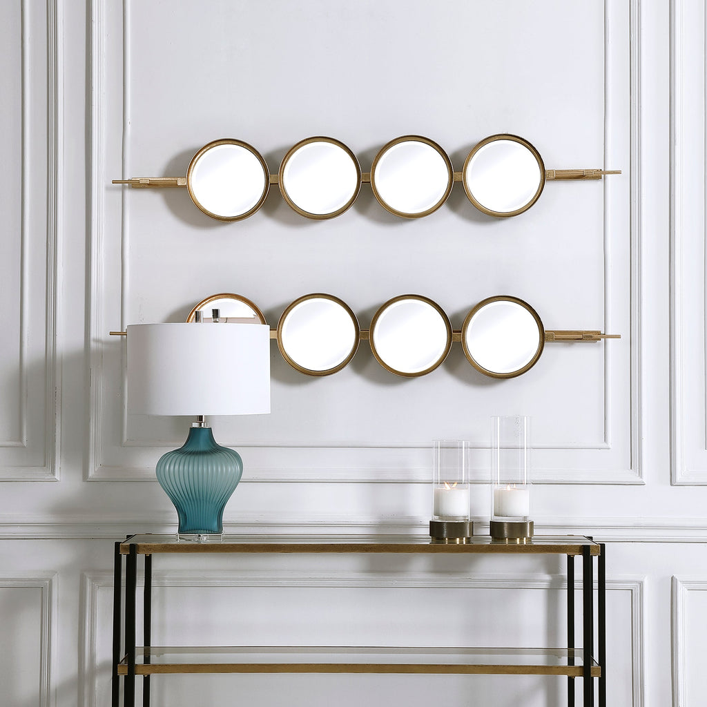 Button Gold Mirror