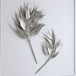 Palm Branches Metal Wall Decor, Set of 2