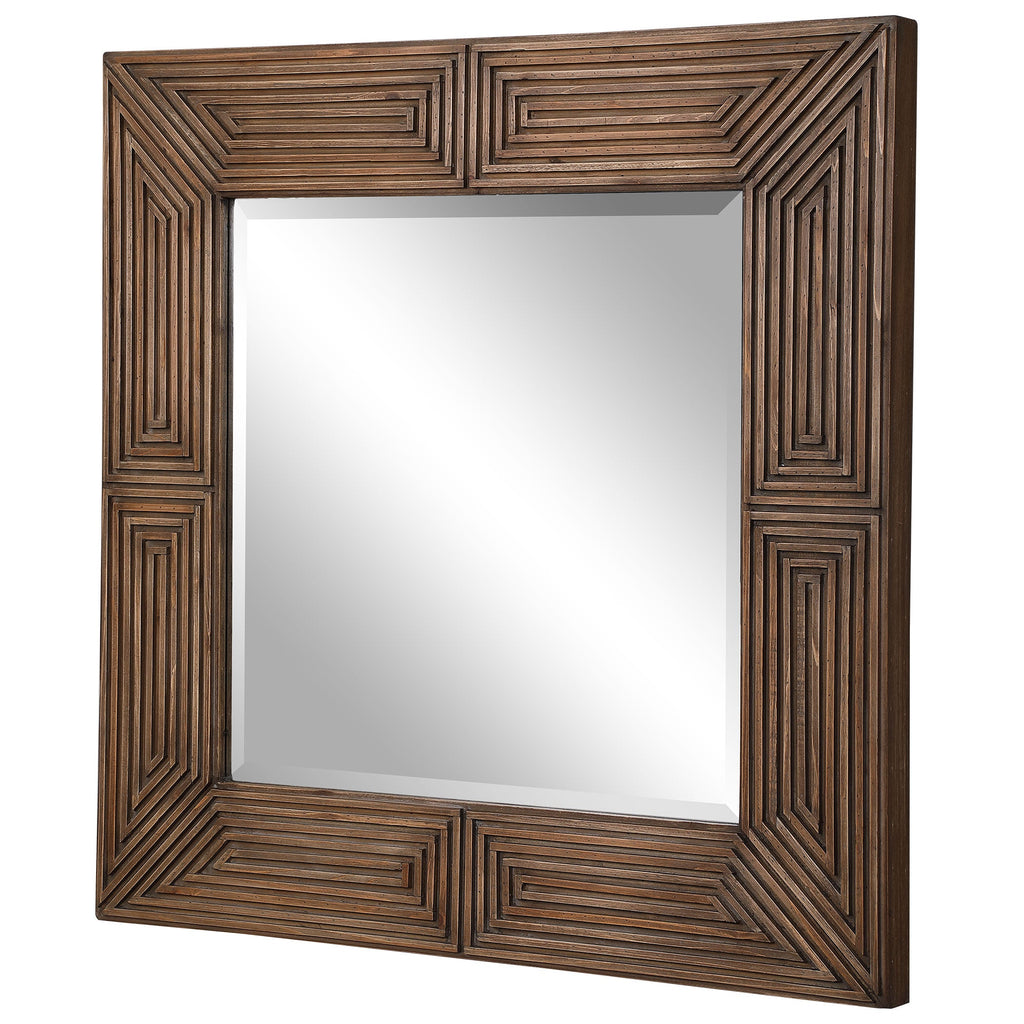 Traveler Geometric Square Mirror