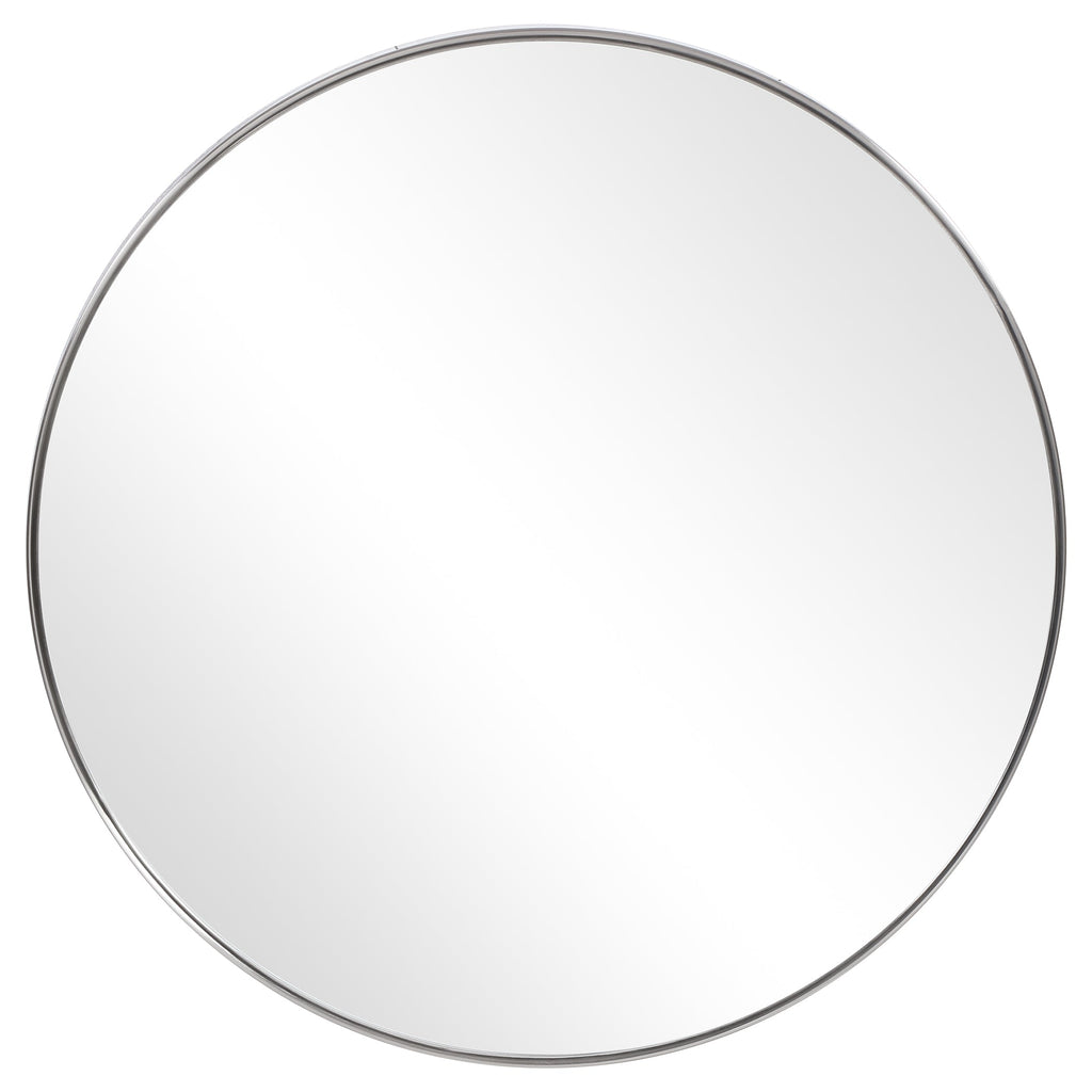 Coulson Nickel Round Mirror