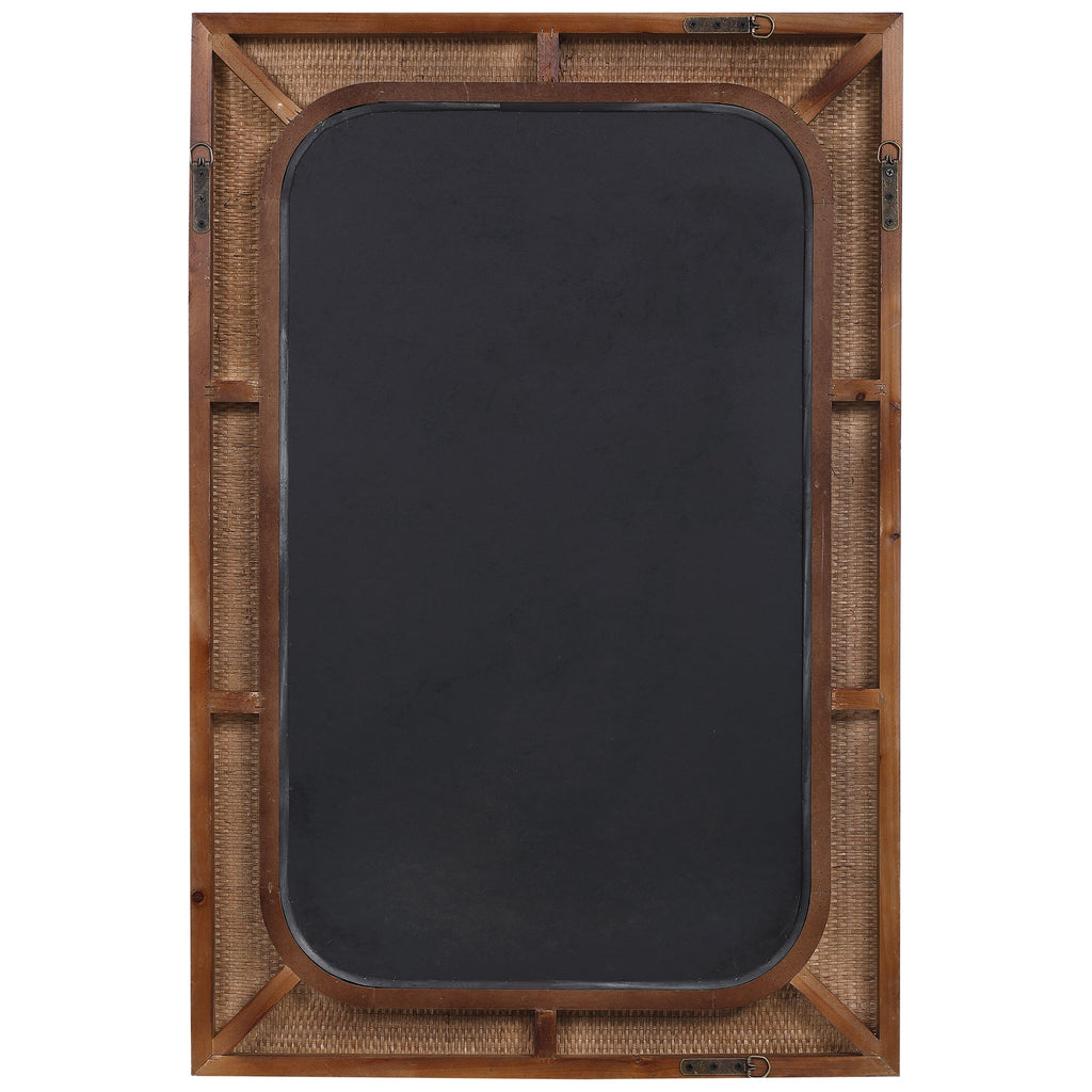 Tahiti Rattan Mirror