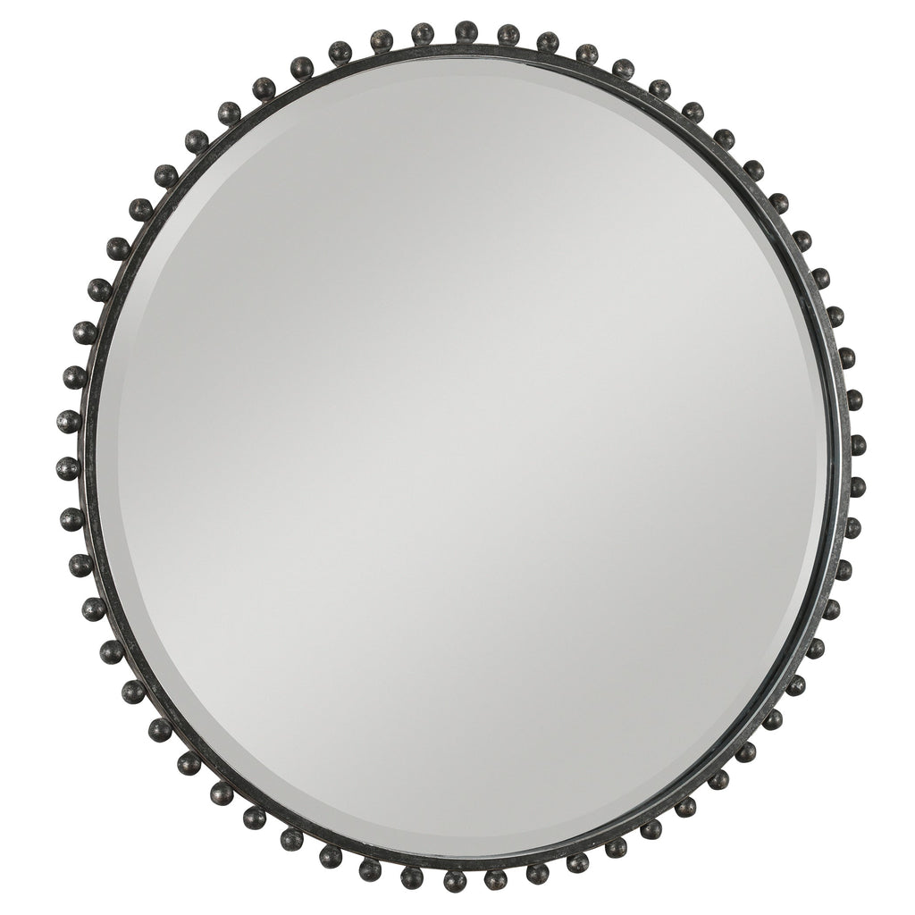 Taza Round Iron Mirror