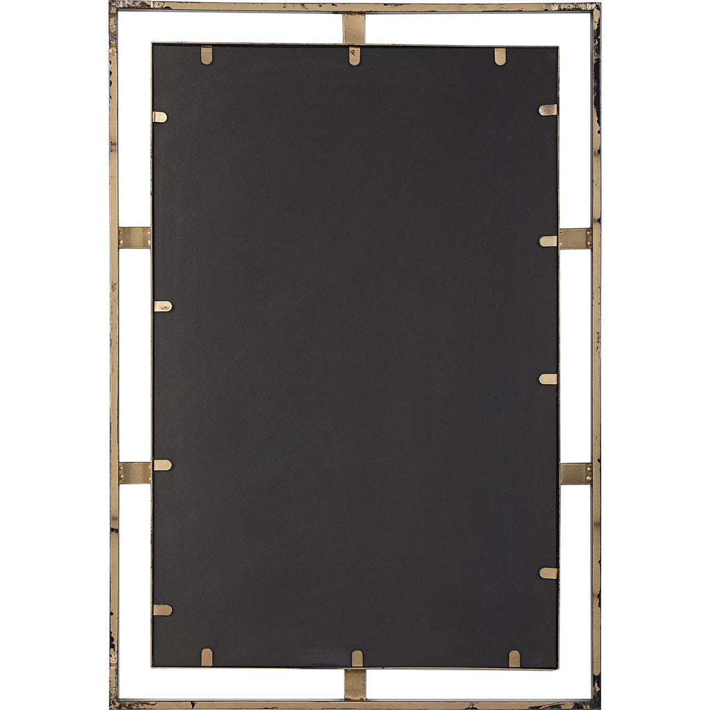 Carrizo Gold & Bronze Rectangle Mirror