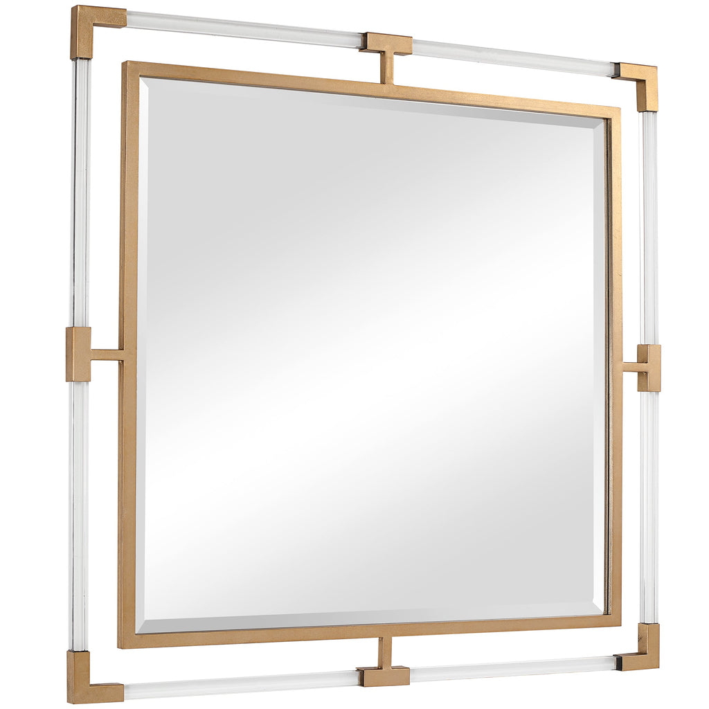 Balkan Golden Square Mirror