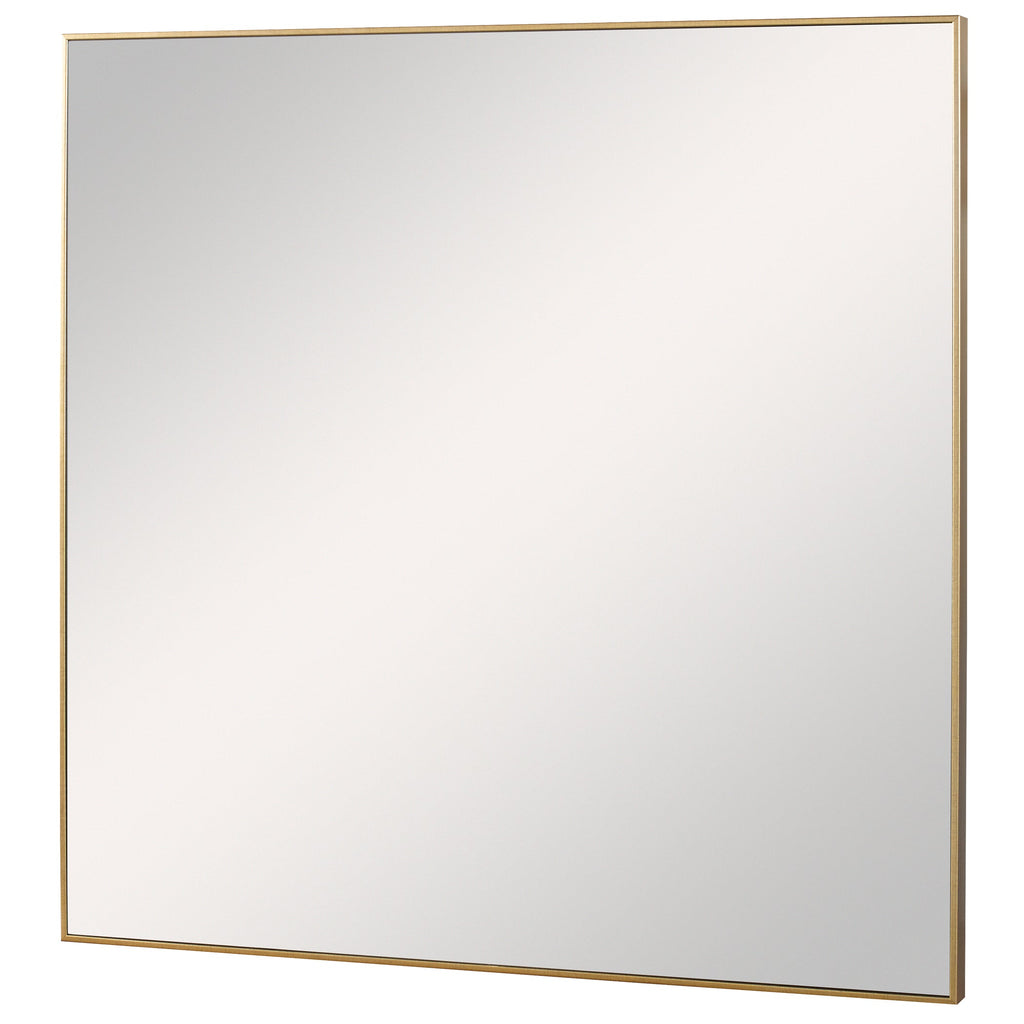 Alexo Gold Square Mirror