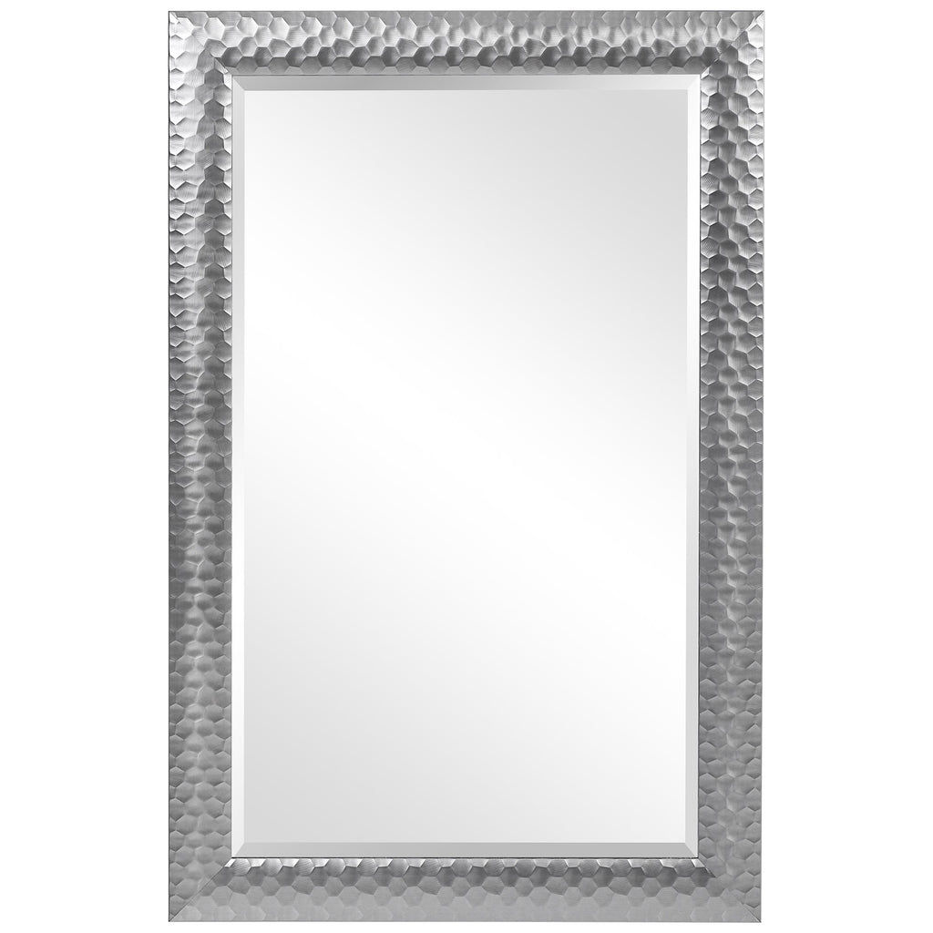 Caldera Textured Gray Mirror