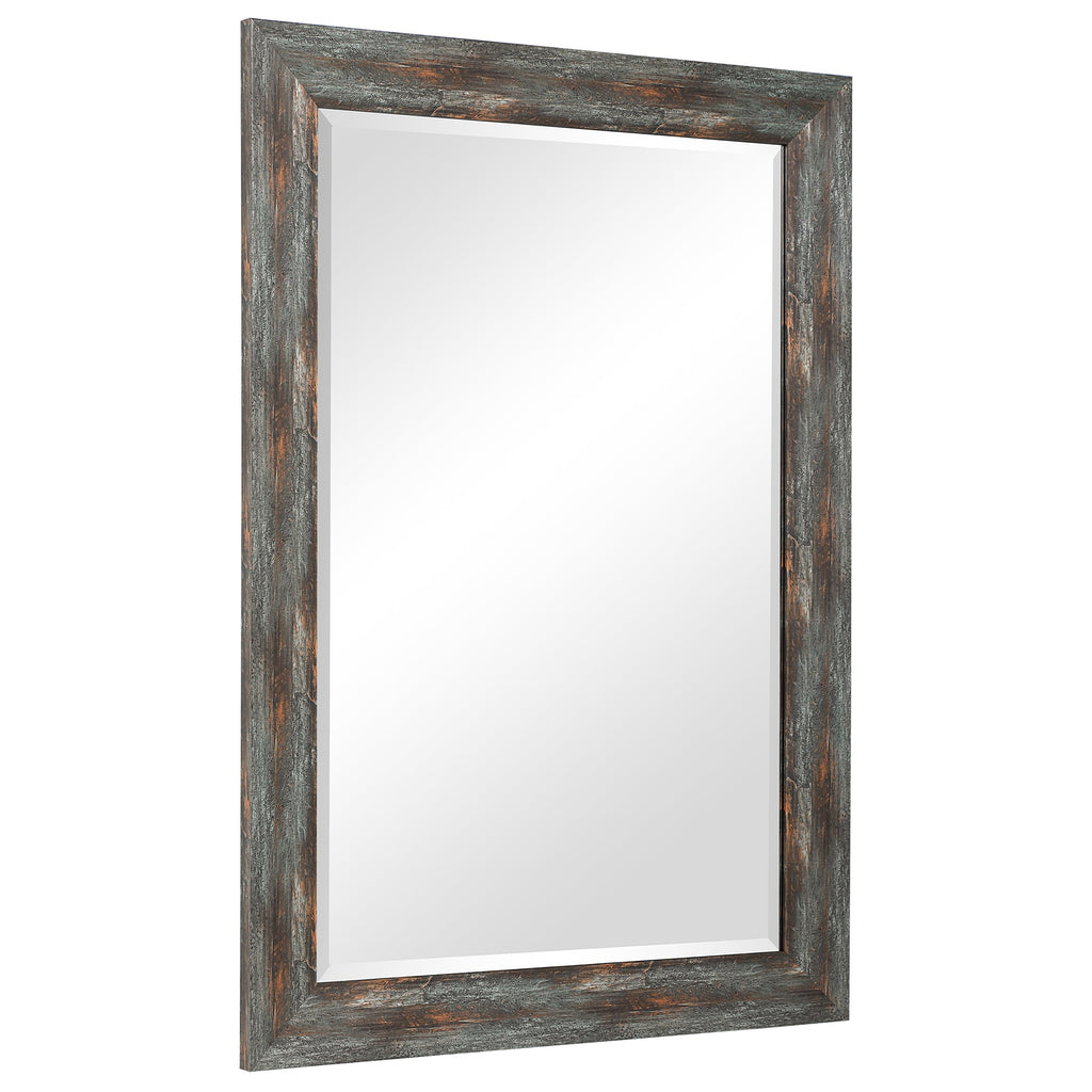 Owenby Rustic Silver & Bronze Mirror