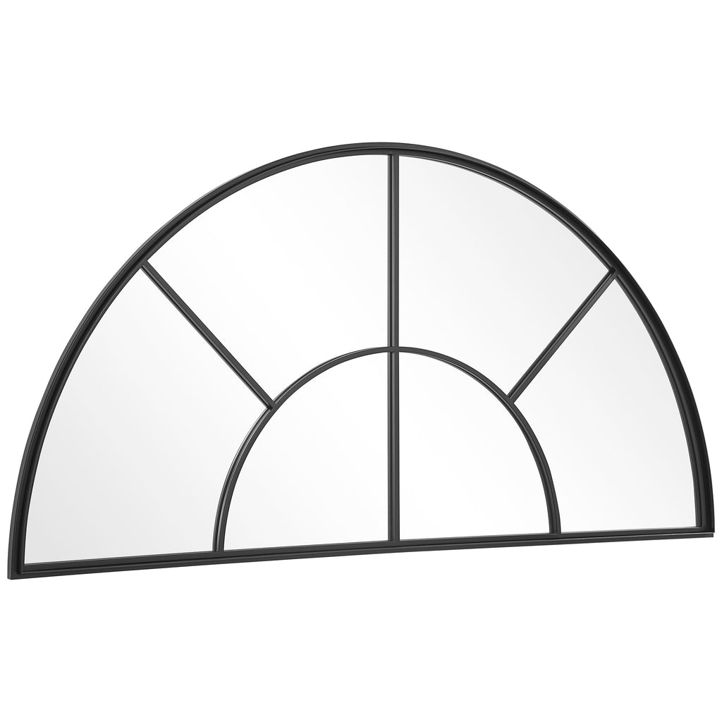 Rousseau Iron Window Arch Mirror