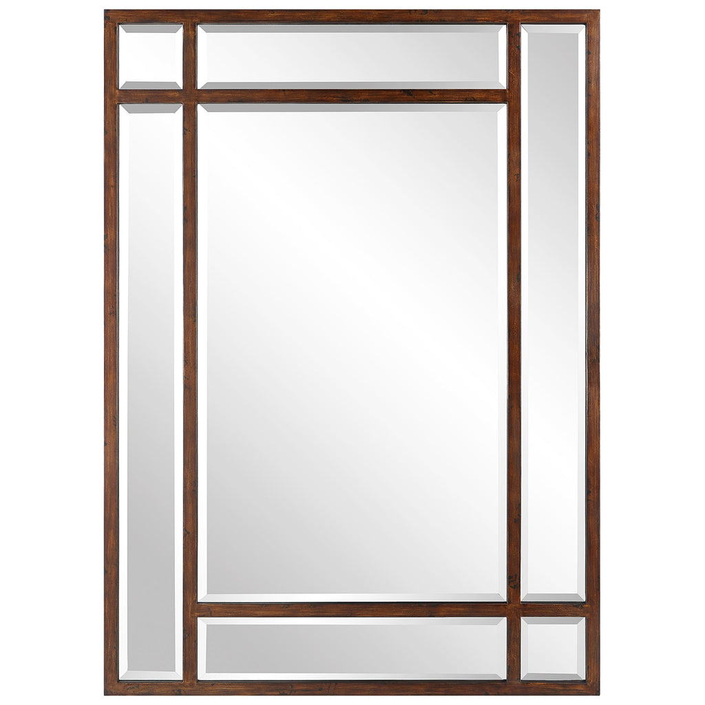 Adelio Rectangular Iron Mirror