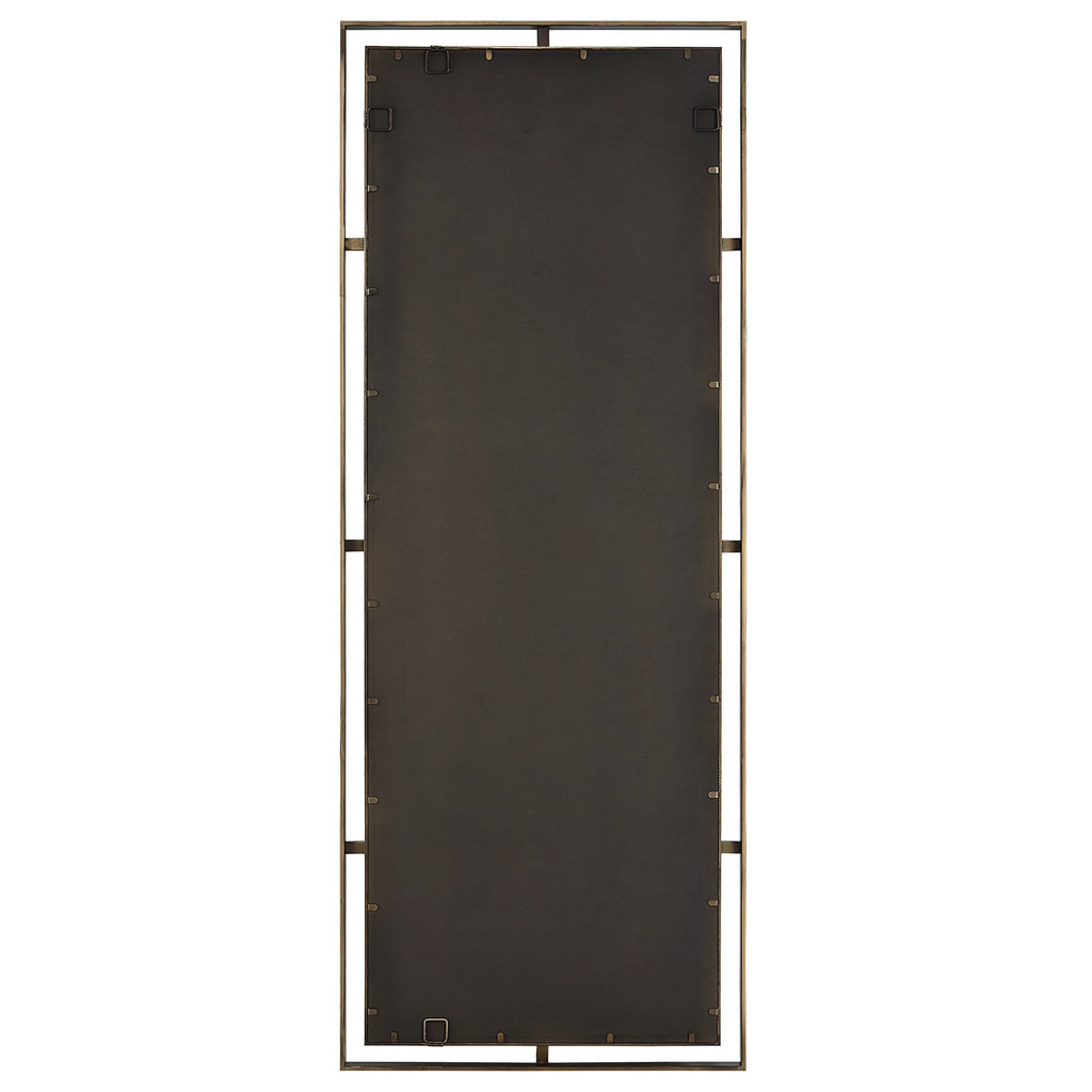 Carrizo Tall Bronze and Gold Mirror