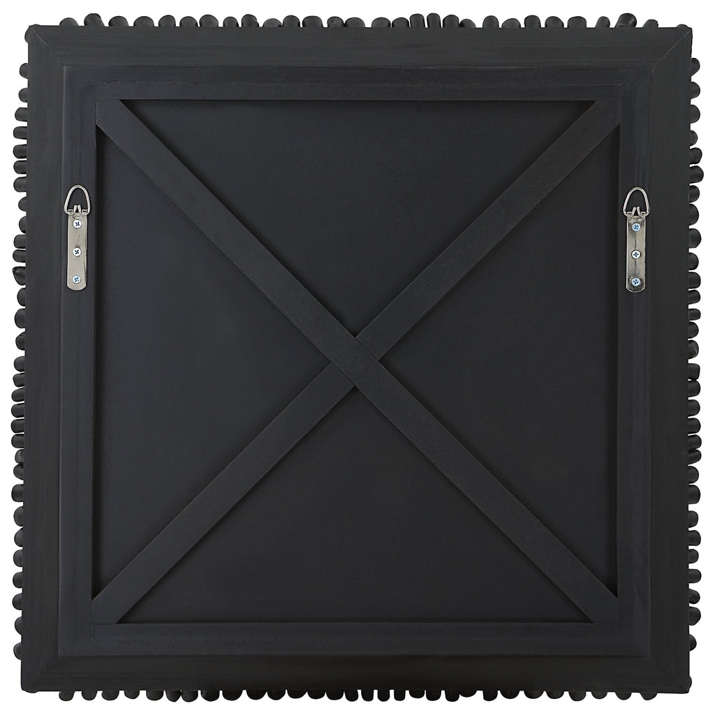 Portside Black Wood Wall Panel